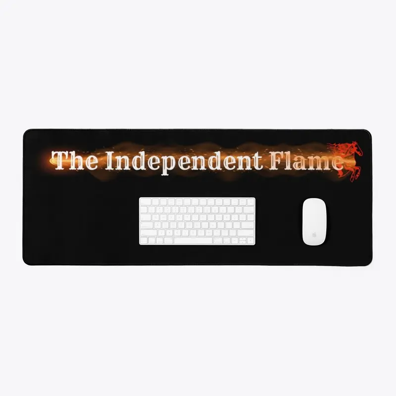 Independent Flame Banner | Desk Mat