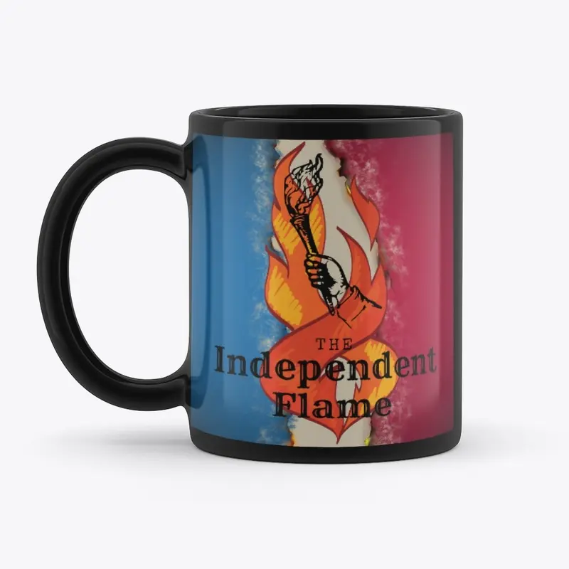 Independent Flame Logo | Black Mug